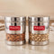 Transparent Steel Container, 700 ML, Set of 2