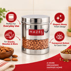 Transparent Steel Container 700 ML, Set of 6