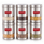 Wide Mouth See Through Container, 950 ML, Set of 6
