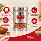 Wide Mouth See Through Container, 950 ML, Set of 6