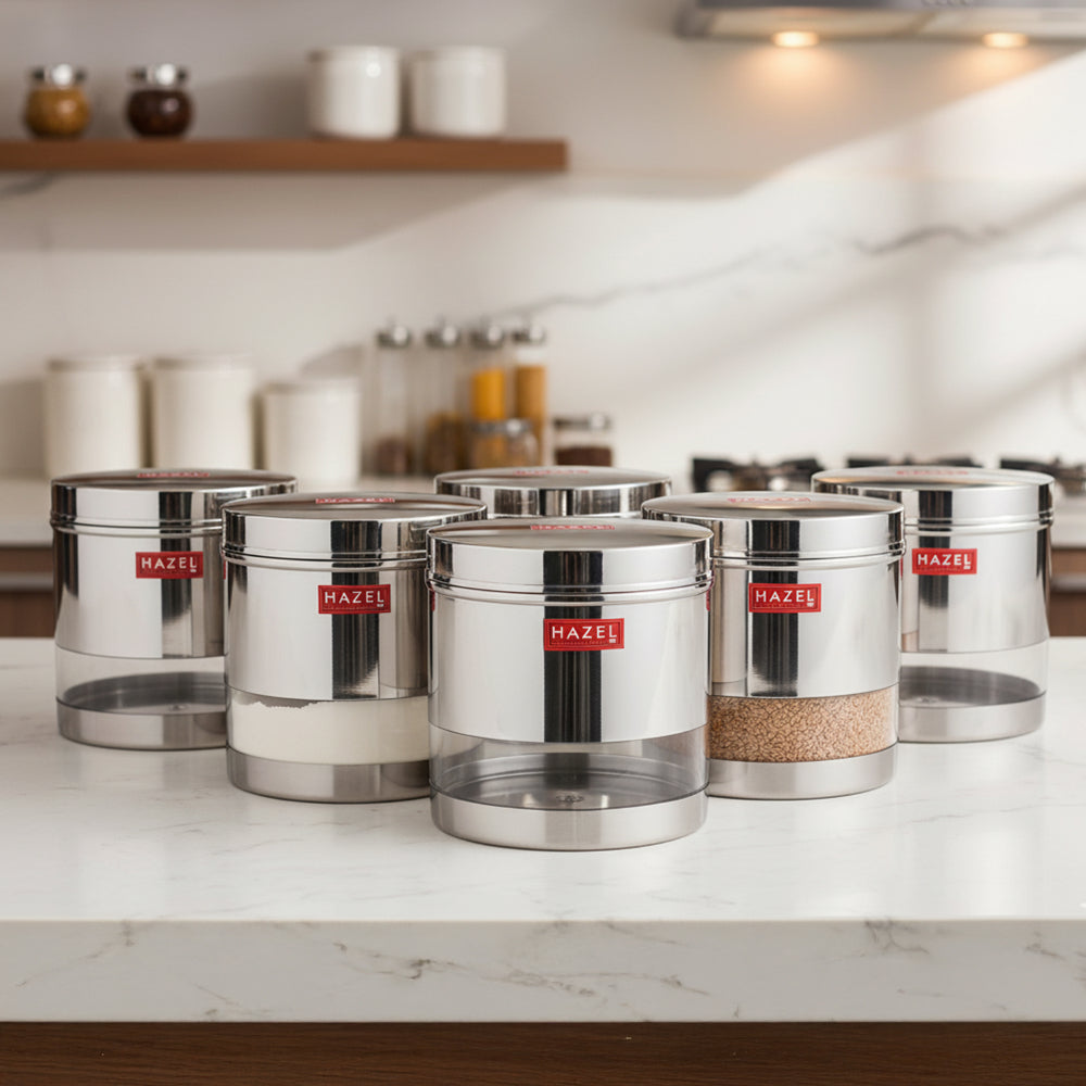 Stainless Steel Airtight See Through Container