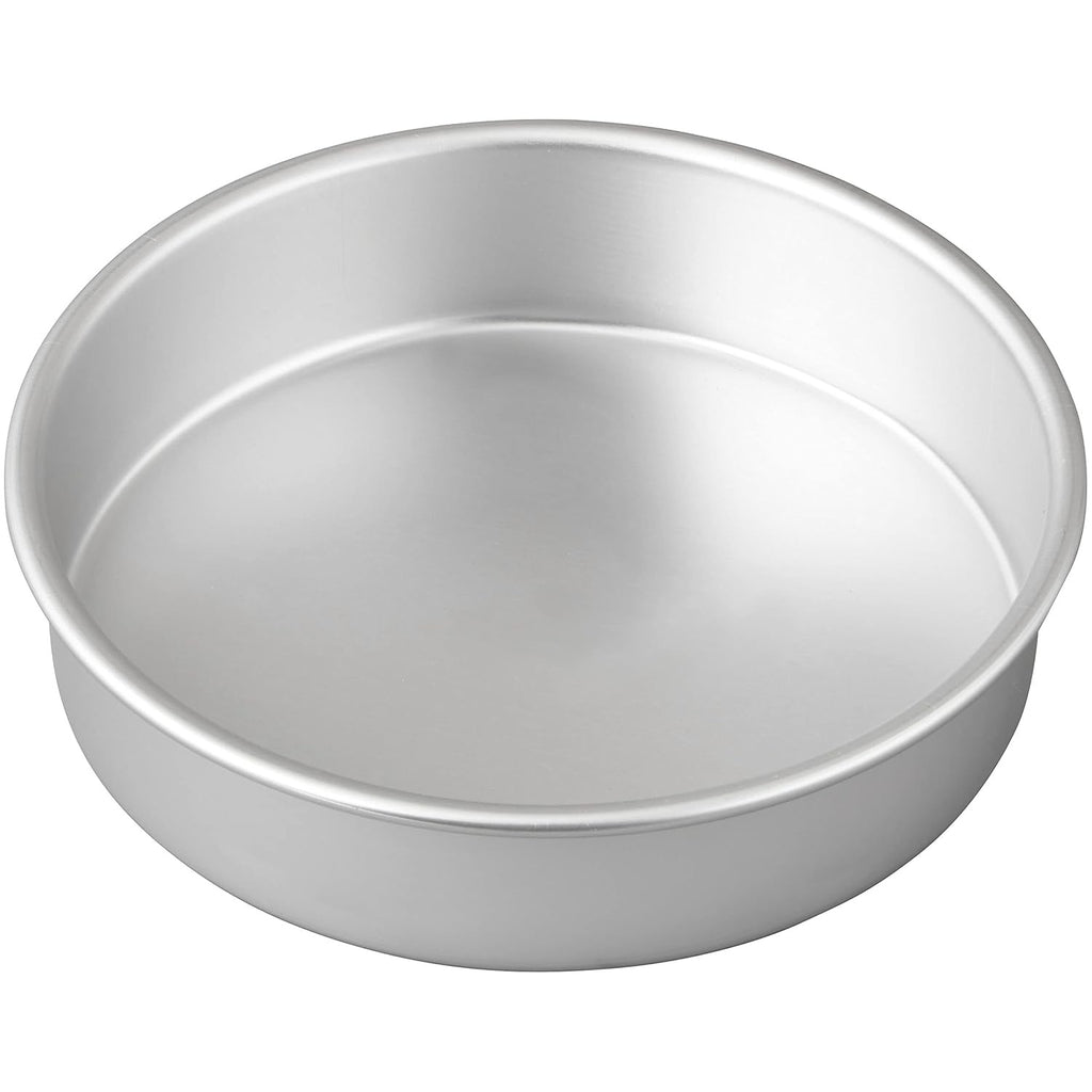 Aluminium Round Cake Mould 8 Inch, Non-Stick Baking Pan for Oven & OTG