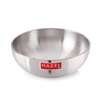 Aluminium Tasla Kadai 2500 ml, 4 mm Heavy Gauge Round Bottom