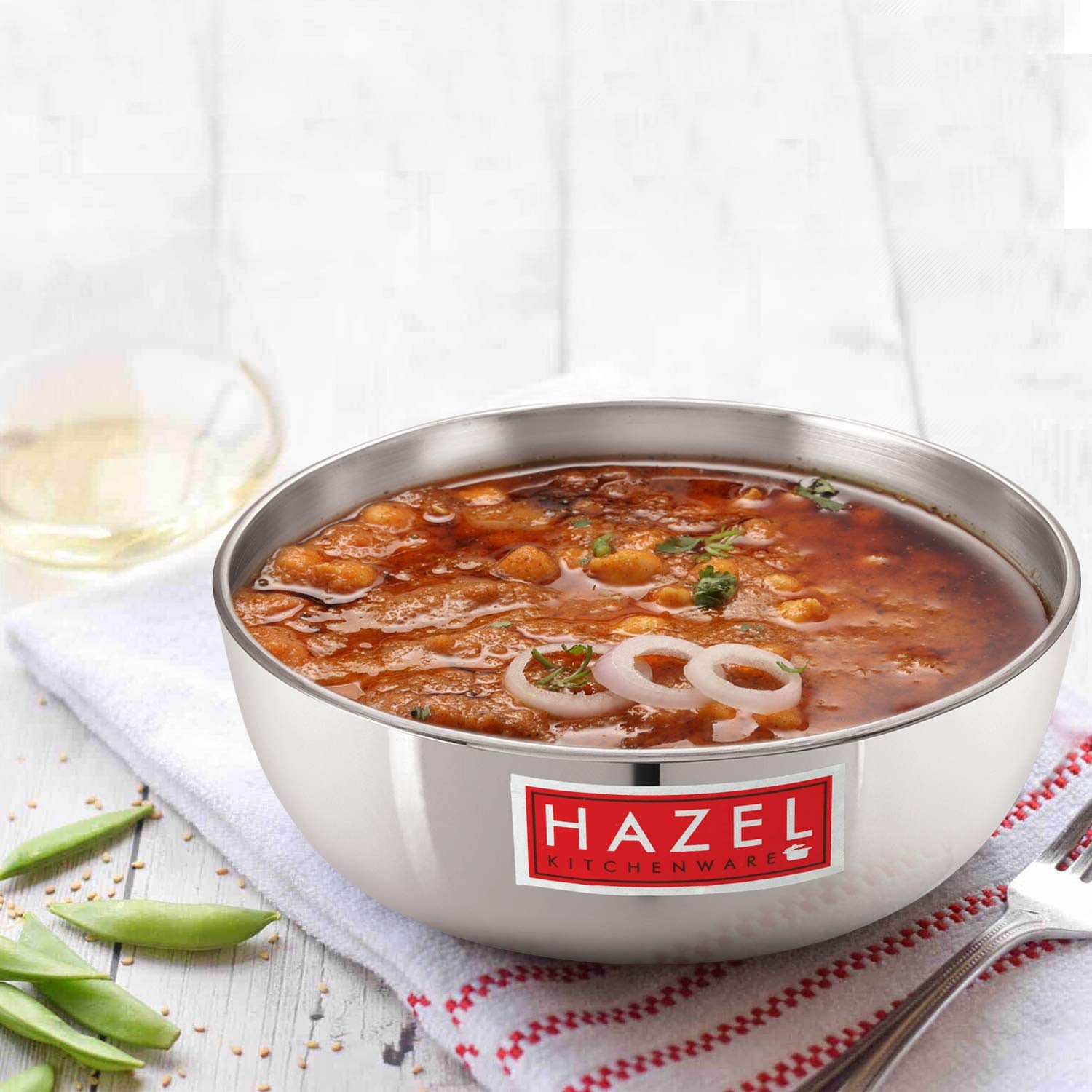 Aluminium Tasla Kadai 2500 ml, 4 mm Heavy Gauge Round Bottom