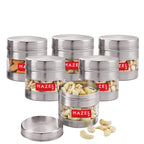 Stainless Steel Airtight Kitchen Storage Container Set, 5 pcs