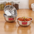 Stainless Steel Mixing Bowl, 220 ML Set of 6