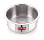 Triply Stainless Steel Induction Bottom Tope and Tope With Handle 2300 ml, Tasra 1200 ml