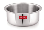 Triply Stainless Steel Induction Bottom Tope and Tope With Handle 2300 ml, Tasra 1200 ml