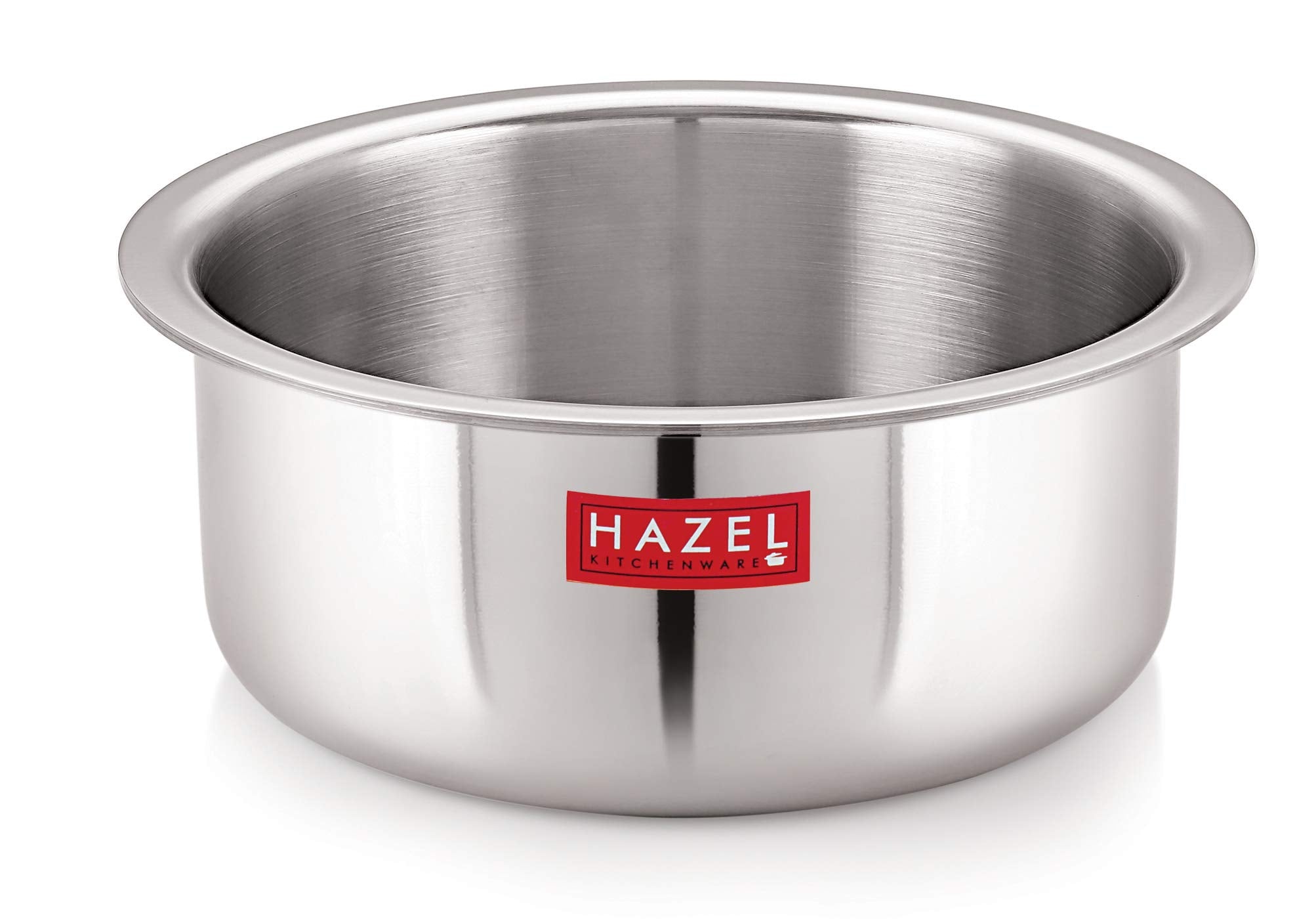 Triply Stainless Steel Induction Bottom Tope and Tope With Handle 2300 ml, Tasra 1200 ml