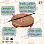 Sagwan Polpat Chakla Roti Chapati Maker 24 cm With Sheesham Roti Roller Belan Rolling Pin 42 cm