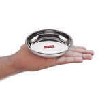 Stainless Steel Small Snack Plates Set, 150 ml, Set of 3