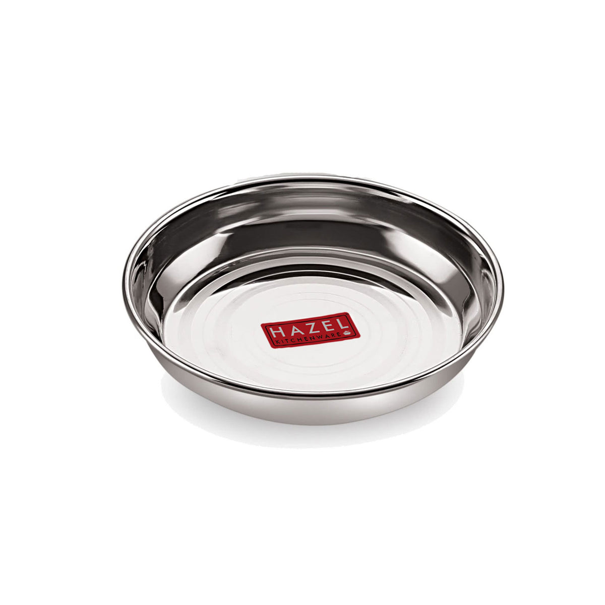 Stainless Steel Small Breakfast Plates, 300 ML, (Set of 3)