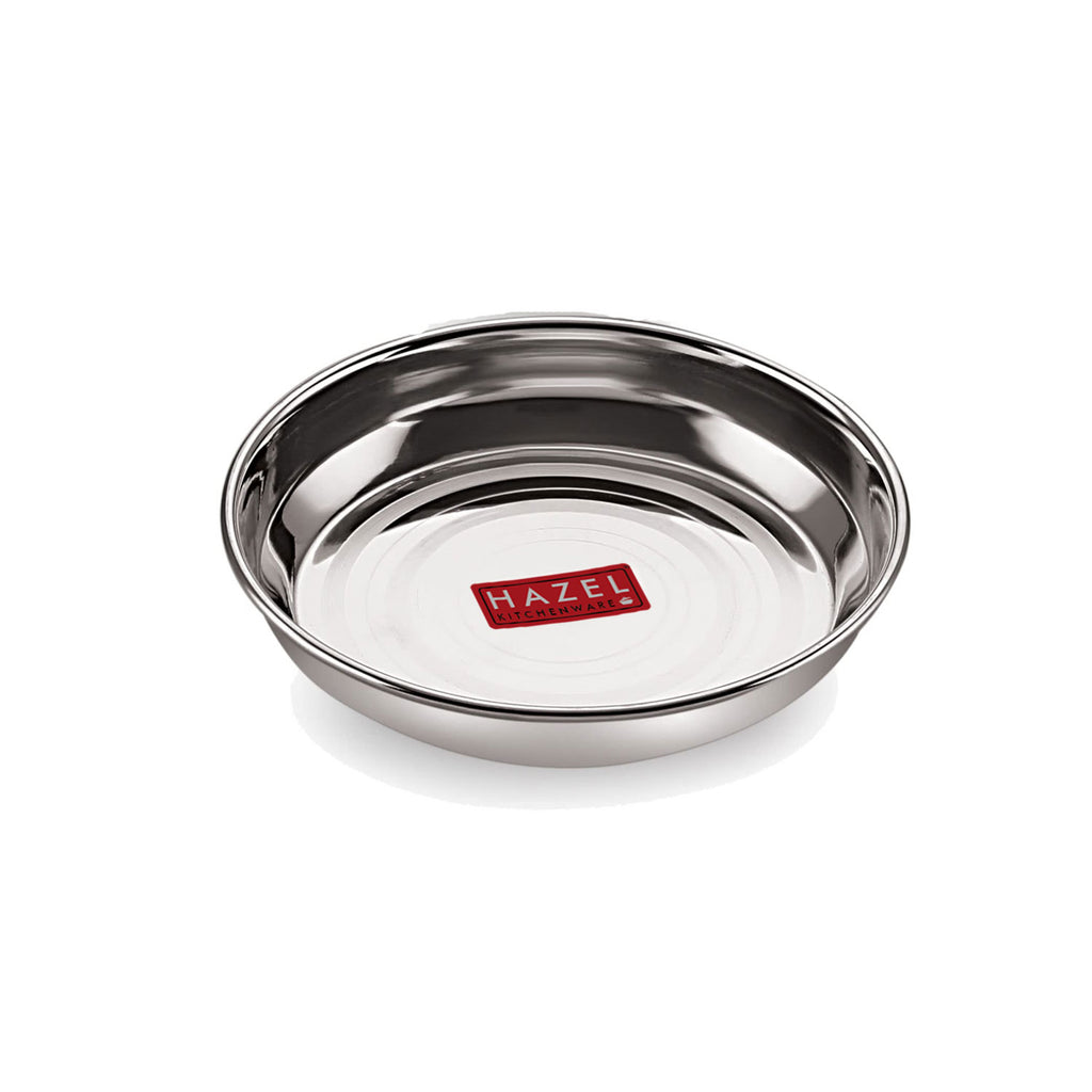 Stainless Steel Snack Plate, 300 ML (Set of 4)