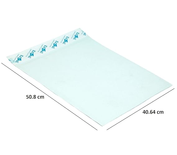 Self-Seal Post Courier Cover Secure Mailing Envelope for Home, Office, 20x16 Inches, Pack of 100