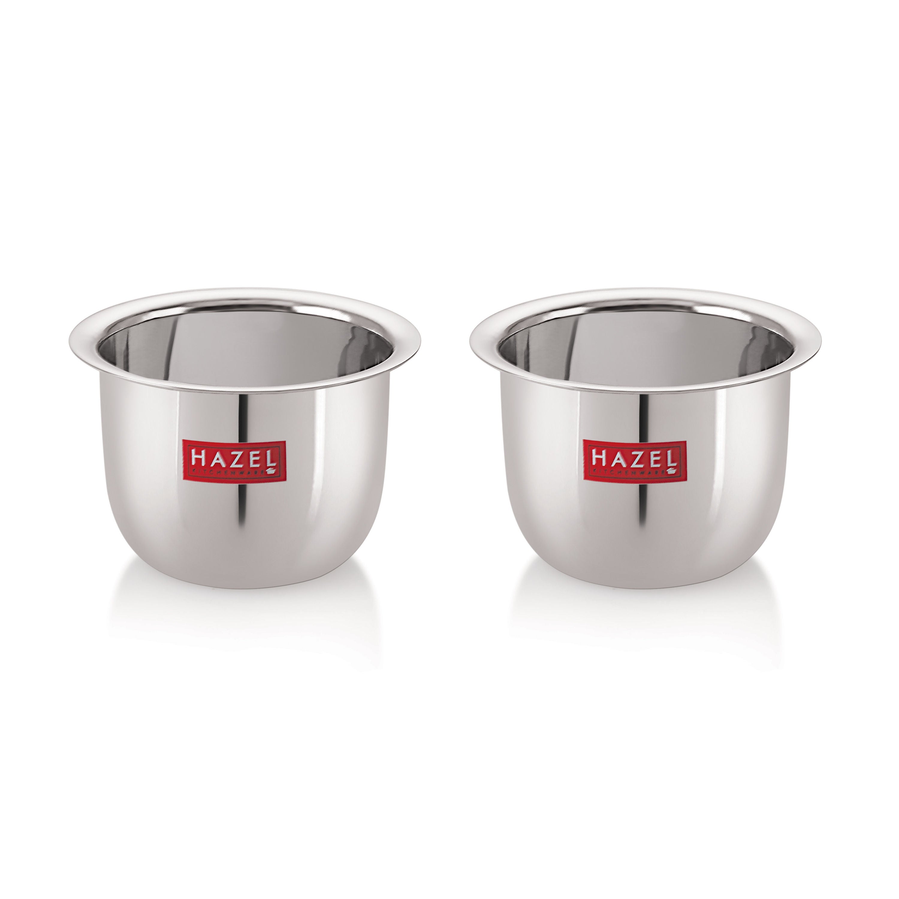 Stainless Steel Tea Glasses Large Coffee Milk Serving Glass Patra Pela Set of 2, 10 cm, 200 ml