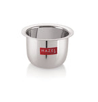 Stainless Steel Tea Glasses Large Coffee Milk Serving Glass Patra Pela Set of 2, 10 cm, 200 ml