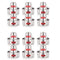 Stainless Steel Mini Tumbler Milk Tea Coffee Serving Dabara Glasses, Set of 12, Silver
