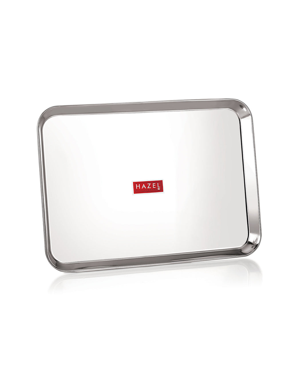 Stainless Steel Serving Trays Dining Table Rectangle Plater Set of 3, 1 Small, 1 Medium and 1 Large