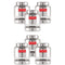 Stainless Steel Transparent Container Glossy Finish Airtight See Through Jar Barni Set of 6, 1500 ML, Silver