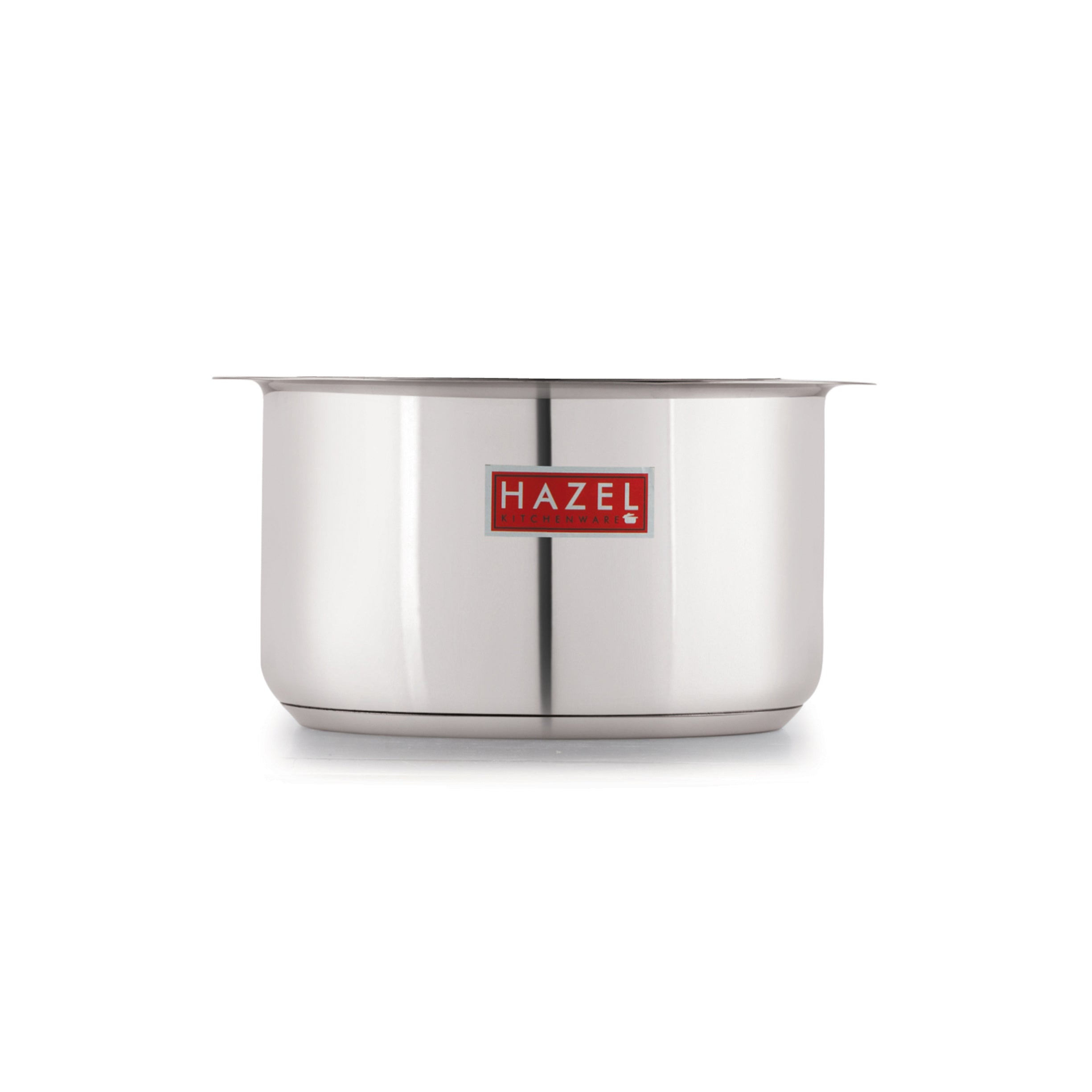 Stainless Steel Induction Bottom Tope Thick Flat Base Patila With Steel Lid, 18.8 cm, 1500 ml