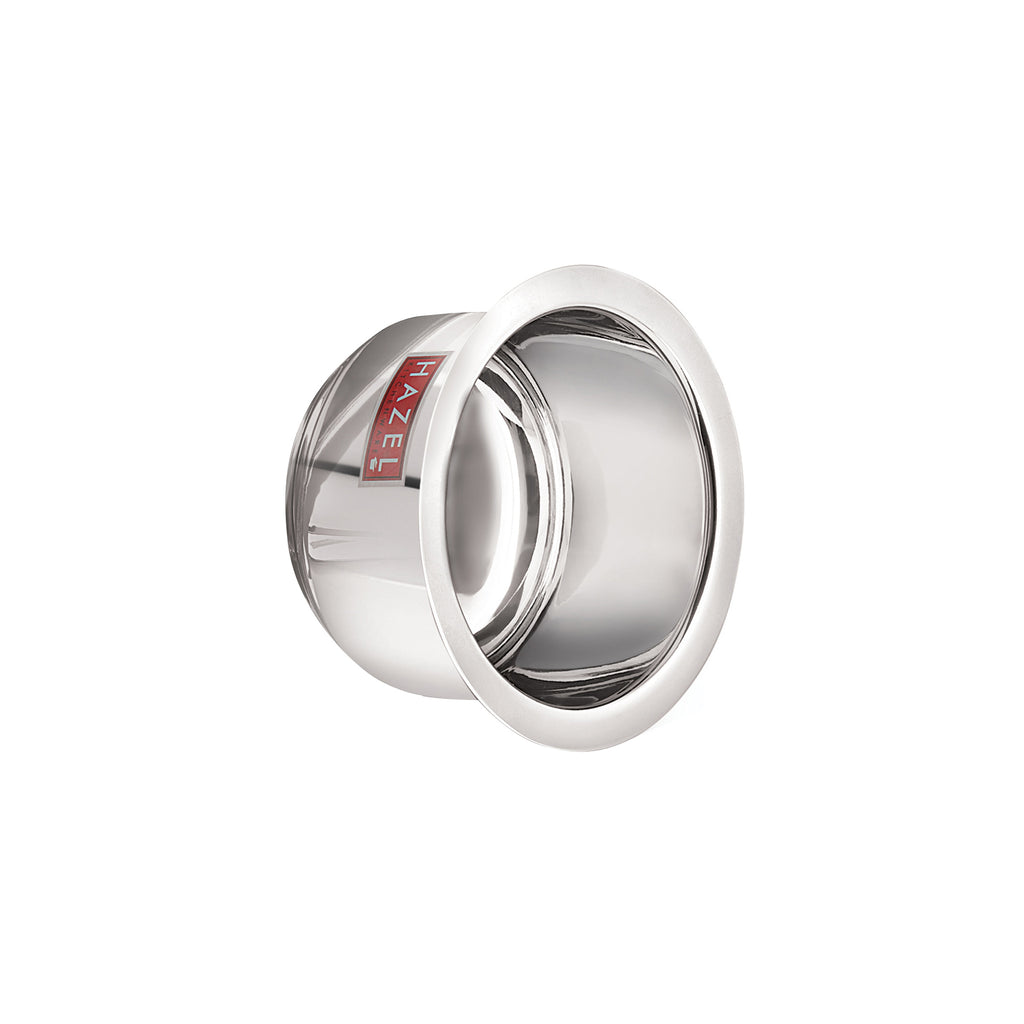 Stainless Steel Induction Bottom Tope Thick Flat Base Patila With Steel Lid, 18.8 cm, 1500 ml