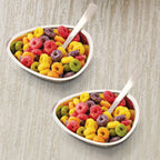 Stainless Steel Serving Bowls Set With Spoon, (2 Vati, 2 Spoon), 250ml