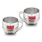 Stainless Steel Tea Cup, Unbreakable Chai Tea Coffee Cup Mug, 170ml, Set of 2, Silver