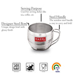 Stainless Steel Tea Cup, Unbreakable Chai Tea Coffee Cup Mug, 170ml, Set of 2, Silver