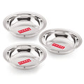 Stainless Steel Snack Bowl Set, Small Steel Bowls, 270 ml, Set of 3