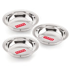 Stainless Steel Snack Bowl Set, Small Steel Bowls, 270 ml, Set of 3