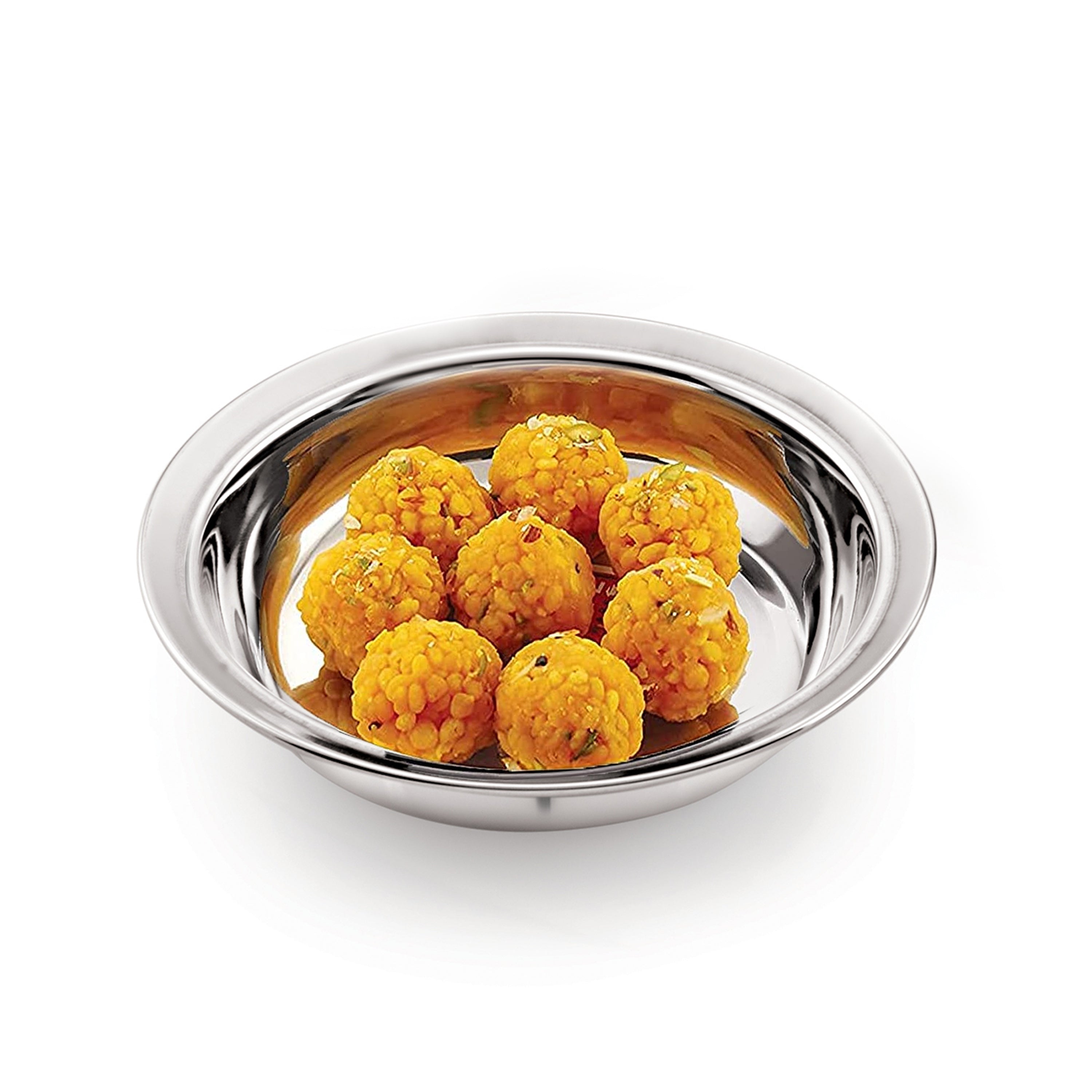 Stainless Steel Snack Bowl Set, Breakfast Bowl, Set of 12, 600 ml