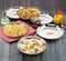Stainless Steel Dinner Plate Set, Lunch Plates, 25 cm, Set of 6