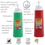 Sauce Squeeze Bottle Set | Chutney Ketchup Bottles, 430 & 560 ML, Set of 2