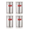 Stainless Steel Airtight Container, Kitchen Storage, Set of 4, 800 ml