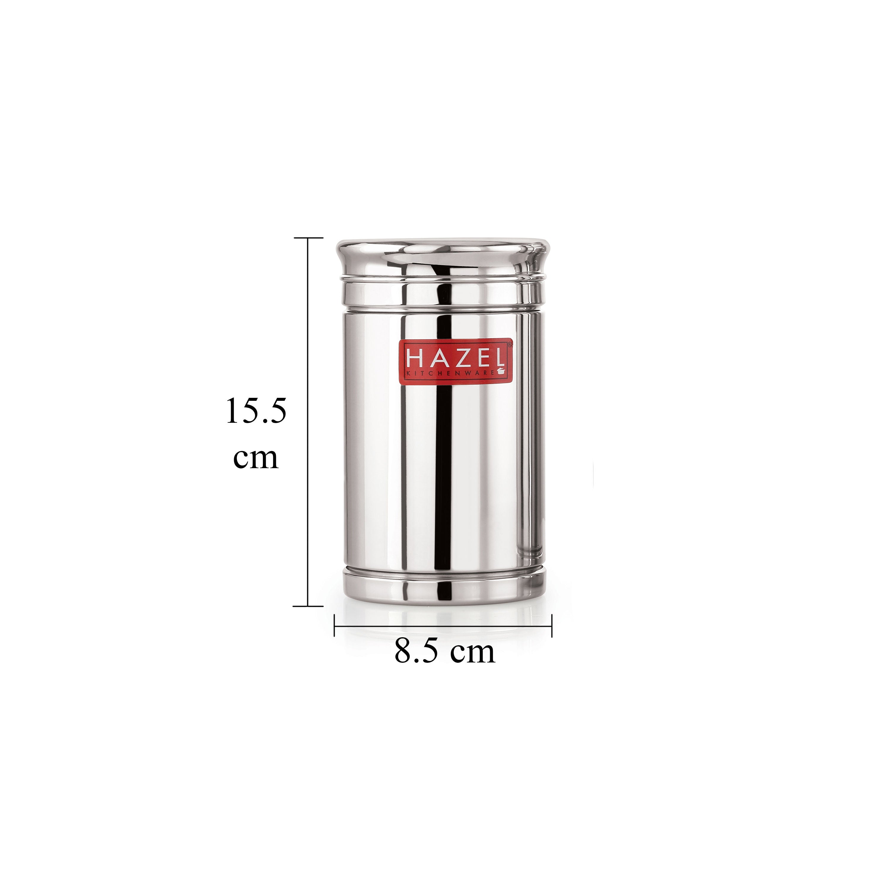 Stainless Steel Airtight Container, Kitchen Storage, Set of 4, 800 ml