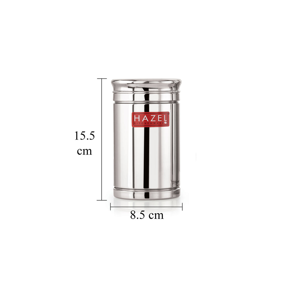 Stainless Steel Airtight Container, Kitchen Storage, Set of 5, 800 ml