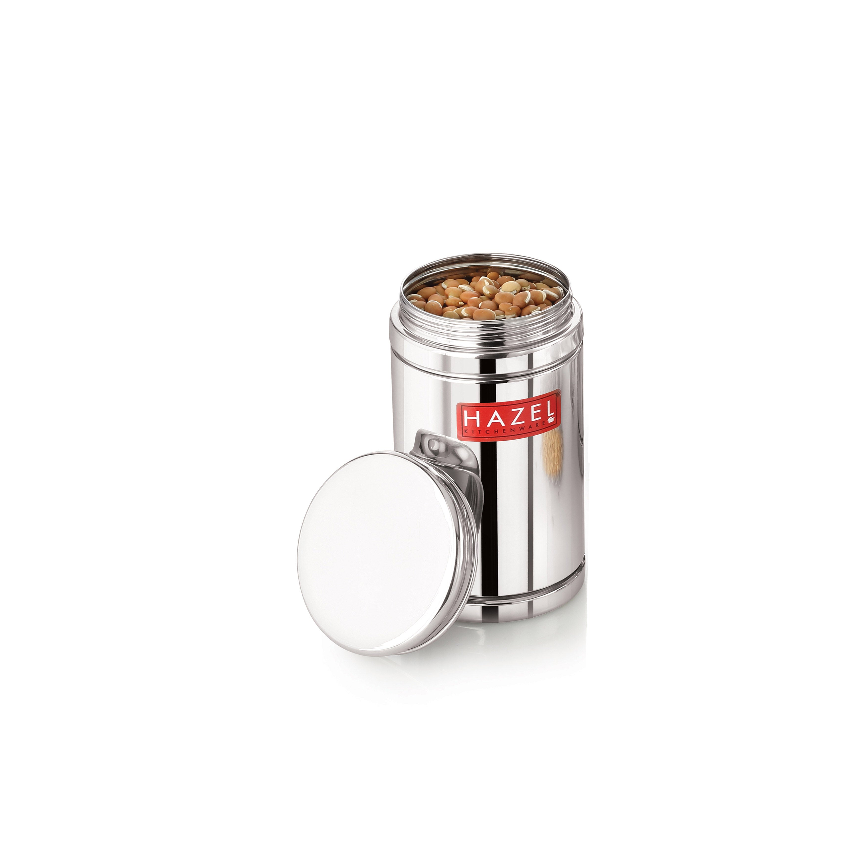 Stainless Steel Airtight Container, Kitchen Storage, Set of 5, 800 ml