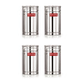 Airtight Stainless Steel Kitchen Storage Containers - 1200ml, Set of 4