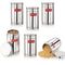 Airtight Stainless Steel Kitchen Storage Containers - 1200ml, Set of 6