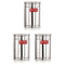 Steel Kitchen Storage Container Set, Airtight, 1800 ml, Set of 3