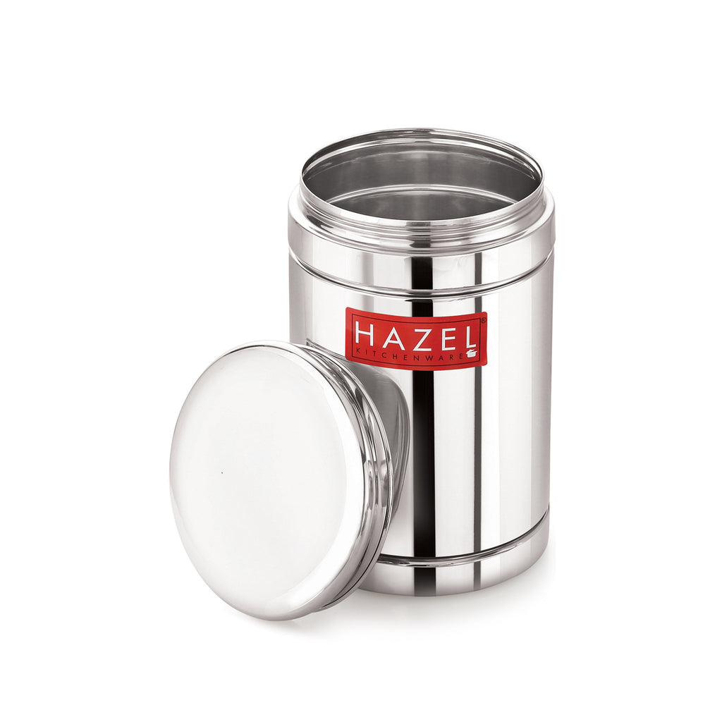 Steel Kitchen Storage Container Set, Airtight, 1800 ml, Set of 4
