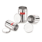 Stainless Steel Storage Container Combo Set of 3, 800 ml 1200 ml 1800 ml