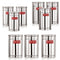 Steel Kitchen Storage Container Set of 9, 800, 1200 & 1800 ml