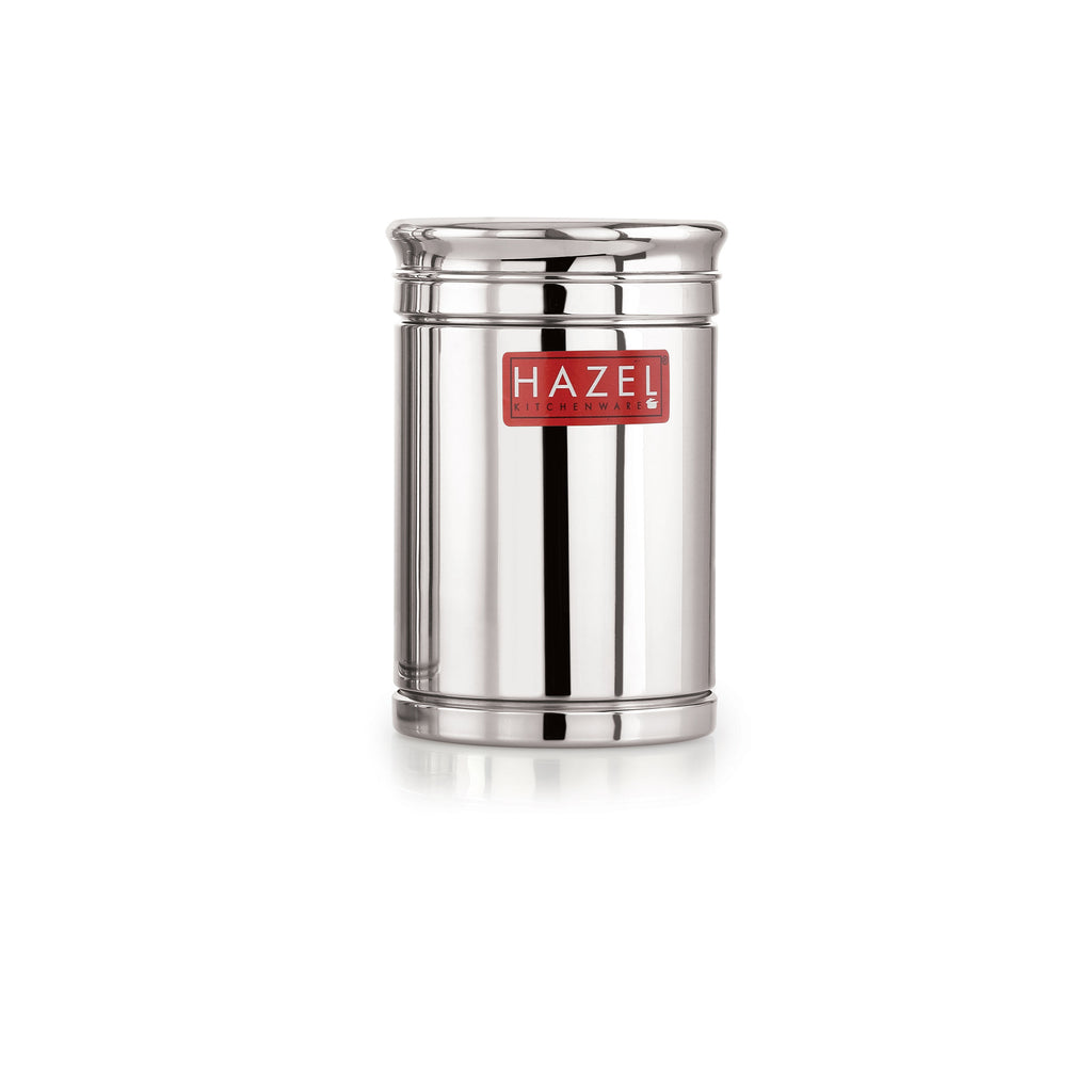 Steel Kitchen Storage Container Set of 9, 800, 1200 & 1800 ml