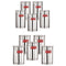 Steel Storage Container Set of 10, Kitchen Boxes, 1200ml & 1800ml