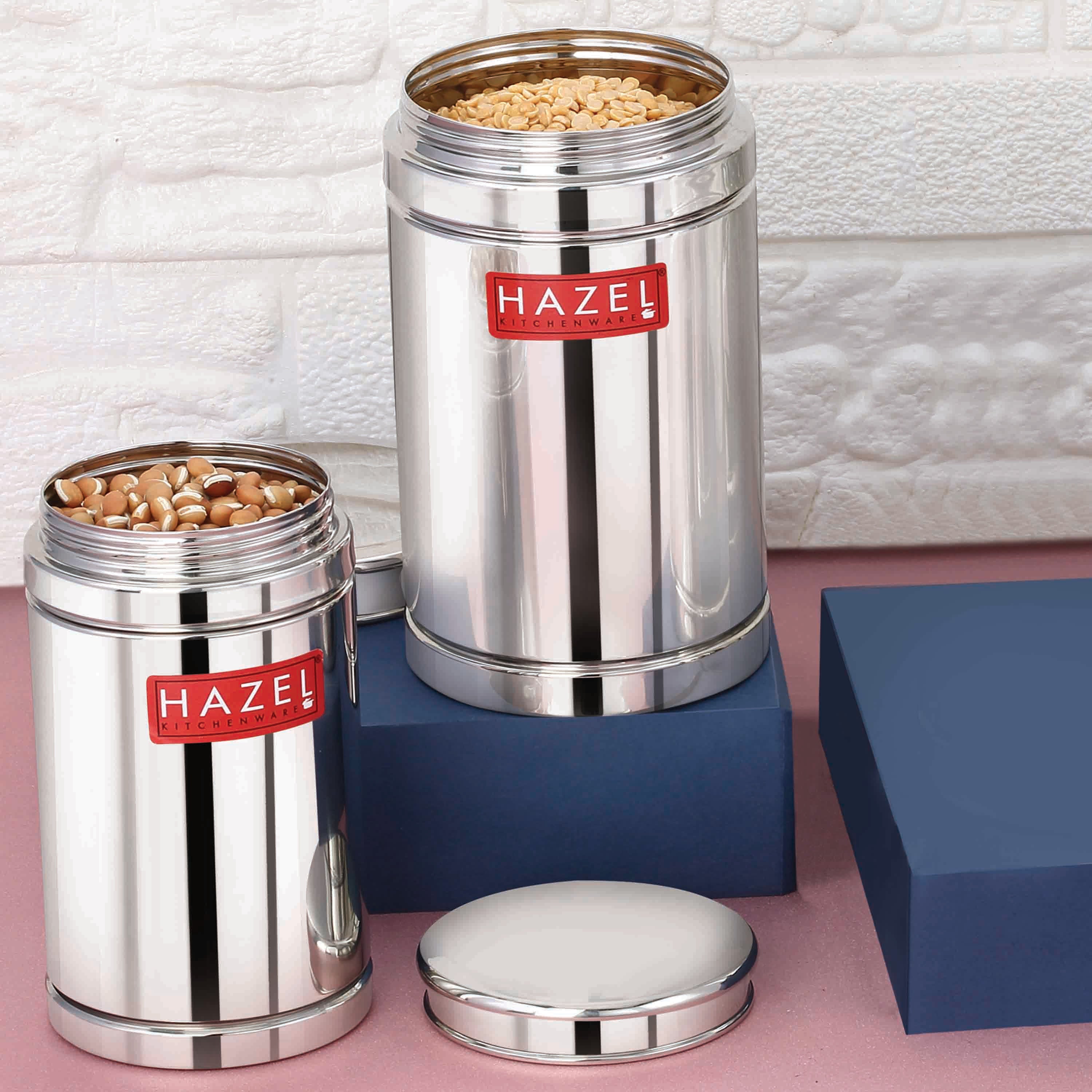 Airtight Stainless Steel Storage Container Set of 10 (800ml 1200ml