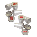 Reusable Aluminium Kulfi Moulds with Lid, Medium, 120 ml, Set of 6