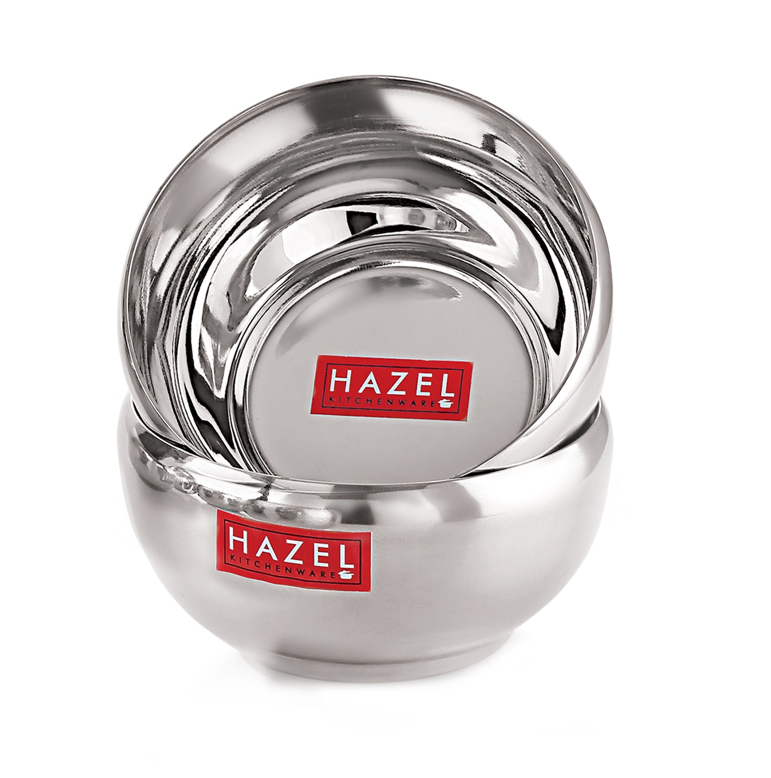 Stainless Steel Serving Bowl Set of 3, Steel Katori Set, 100 ml