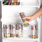 Stainless Steel Airtight Transparent Storage Containers Set of 4, 500 ml