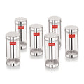 Stainless Steel Airtight Fridge Storage Containers Set of 6, 500 ml